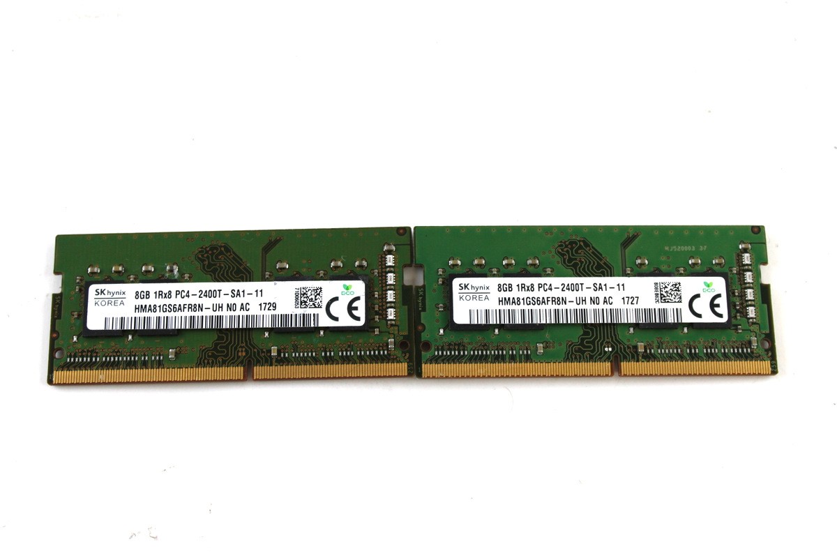 Lot of 2 Sk Hynix HP 854916-001 8GB DDR4 Memory PC4-2400T SODIMM RAM #8
