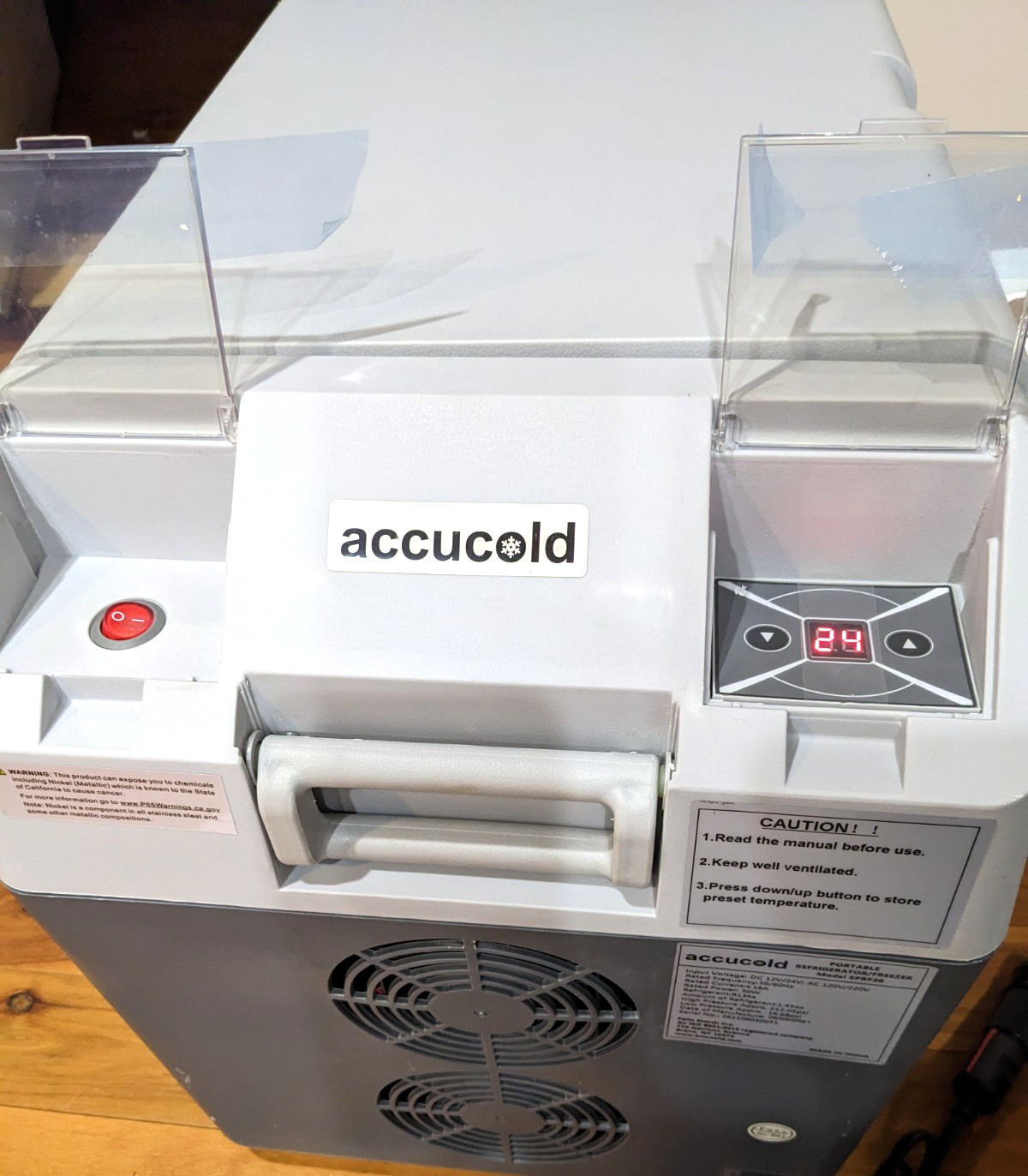Accucold SPRF26 Portable Refrigerator lock and trolley New