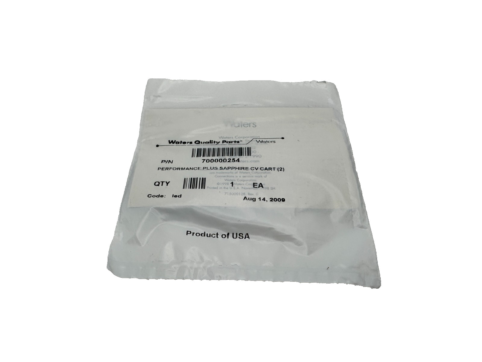 Waters Performance Plus Sapphire Check Valve  CV HPLC Alliance 700000254 Qty 2