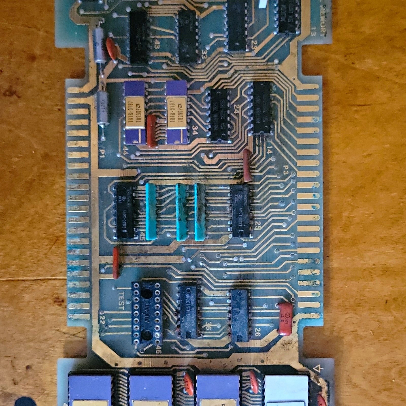 Hp 02640-60192 Control Memory. Vintage Printed Circuit Board (PCB)