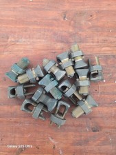 LOT OF 14 BURNDY KS29 8-250  SPLIT GROUNDING CONNECTOR  SPLIT BOLT picture