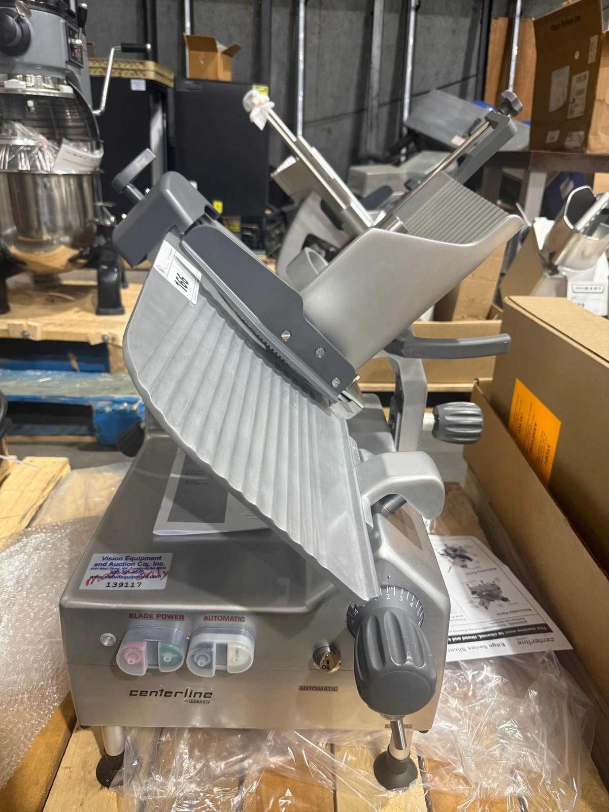 2026 HOBART CENTERLINE EDGE13A-11 MANUAL ONLY MEAT/CHEESE SLICER W/ 13