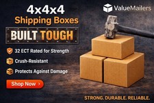 400 New 4x4x4 Packing Shipping Boxes Cartons 200 test picture
