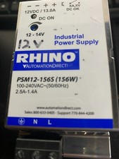 Rhino PSM12-156S Switching Power Supply PSM SERIES 12 VDC @ 13A/156W (ADJUSTABLE picture