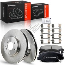 A-Premium Kit de rotores de freno de disco ventilados delanteros de 11.10 pulgad picture