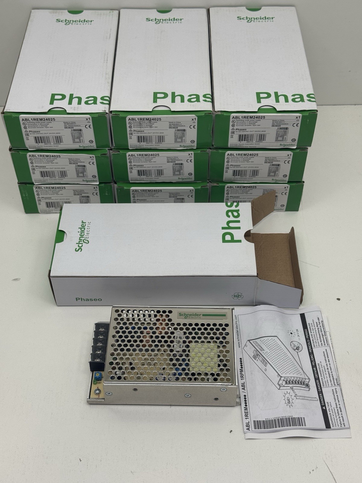 SCHNEIDER ELECTRIC ABL1REM24025 PHASEO SWITCHING MODE POWER SUPPLY 60W