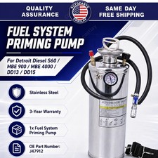 Fuel System Priming Pump For Detroit Diesel S60 MBE 900 MBE 4000 DD13 15 J47912 picture