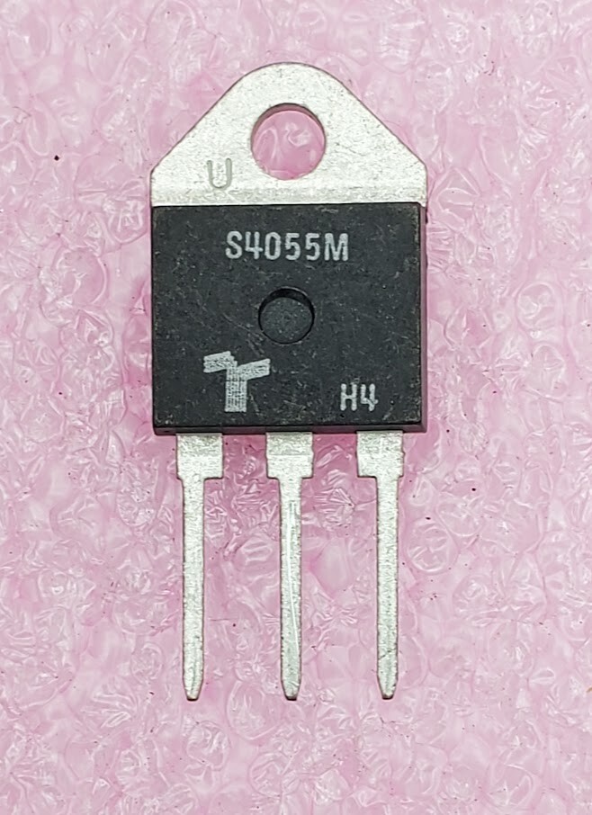 Lot of 2 - Littelfuse TECCOR - S4055M - SCR. 55Amp 400V, TO-218.  Thyristor New