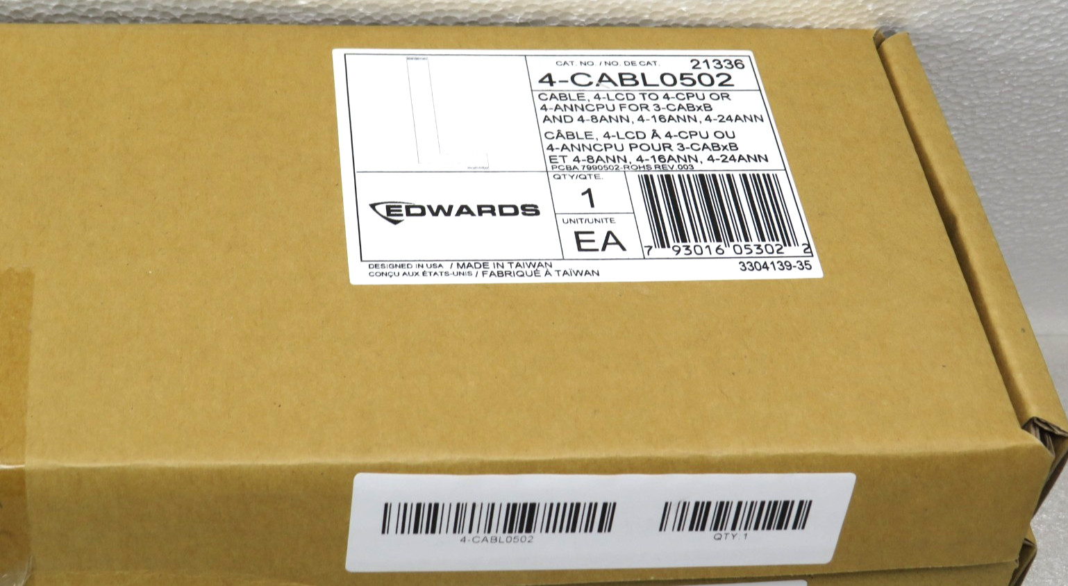 Edwards EST 4-CABL0502 4-LCD to 4-CPU Ribbon Cable (FACTORY SEALED) [CTOKT]