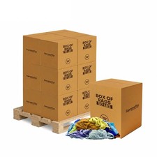 New Colored T-Shirt Rags - 600 Lb. Pallet 12x50 Lb. Boxes - Multipurpose Wipers picture