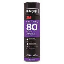 3m Spray Adhesive, 80 Series, Transparent Yellow, 24 fl oz, Aerosol Can 80 3m 80 picture