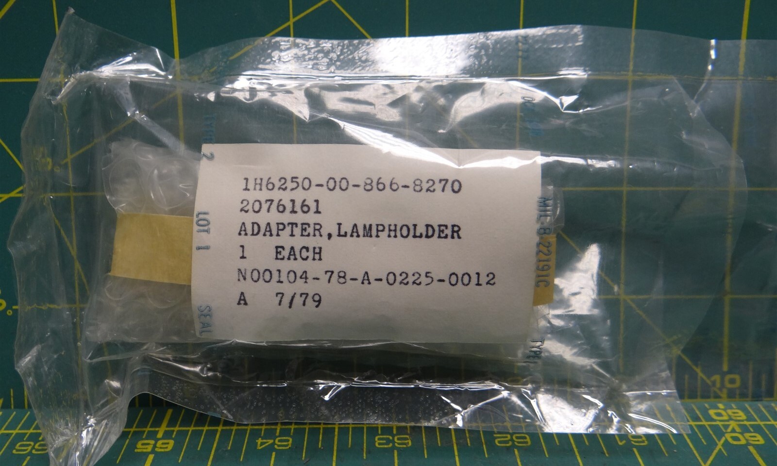 Korry Mfg Corp. Lampholder to Panel Adapter 2076161, NSN 6250-00-866-8270