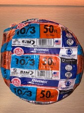 Southwire Romex SIMpull 10/3 50 ft NM-B Copper Wire w/Ground 63948422 NEW picture