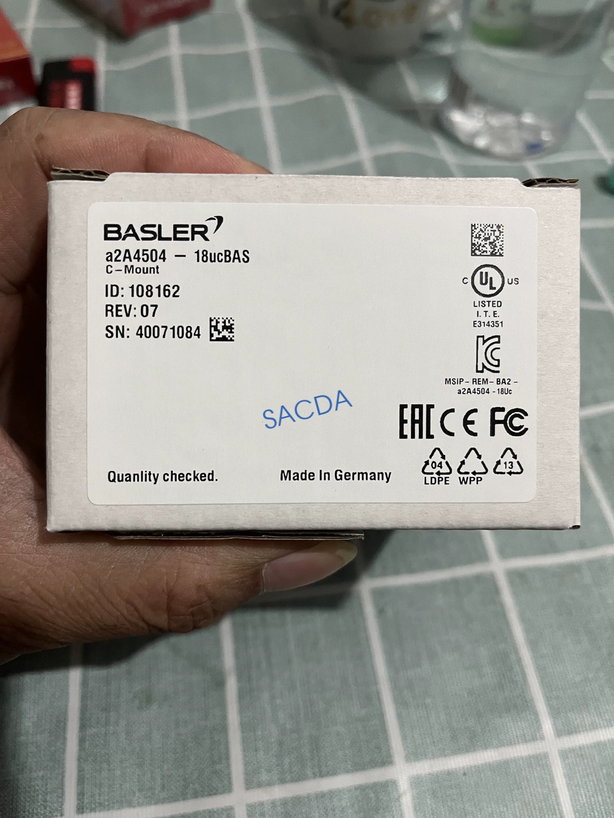 Shipped a2A4504-18ucBAS BASLER Vision Camera Shipped a2A4504-18ucBAS BASLER Vision Camera