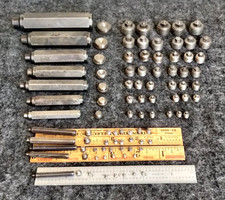 Vintage Heimann Transfer Screw  12 full sets  Made in USA 4-40 thru to 3/4-10 picture