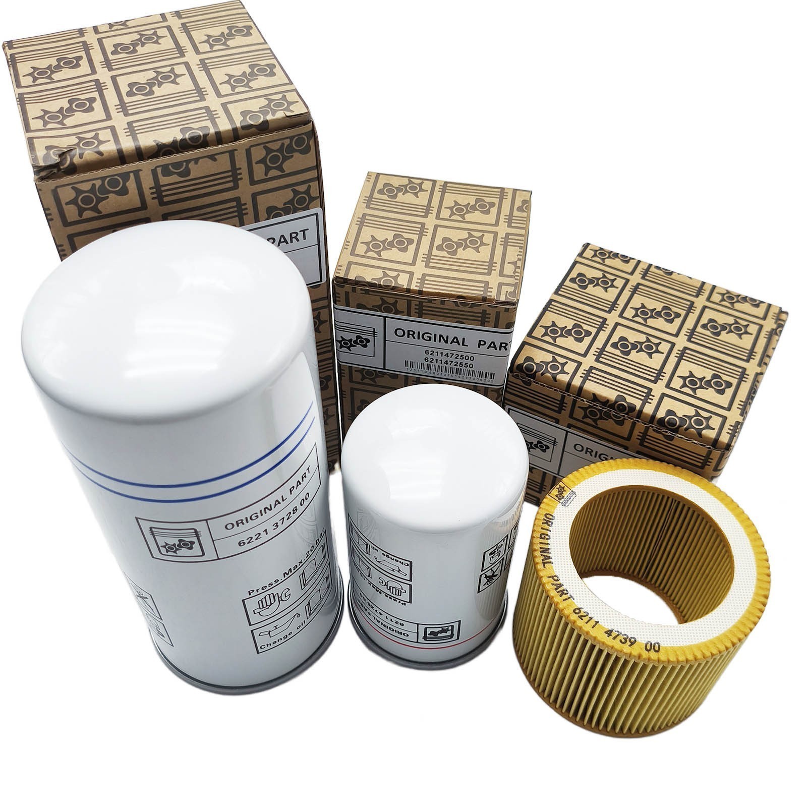 Filter Kit for Quincy Chicago Air Compressor 6221372800 6211472500 6211473900