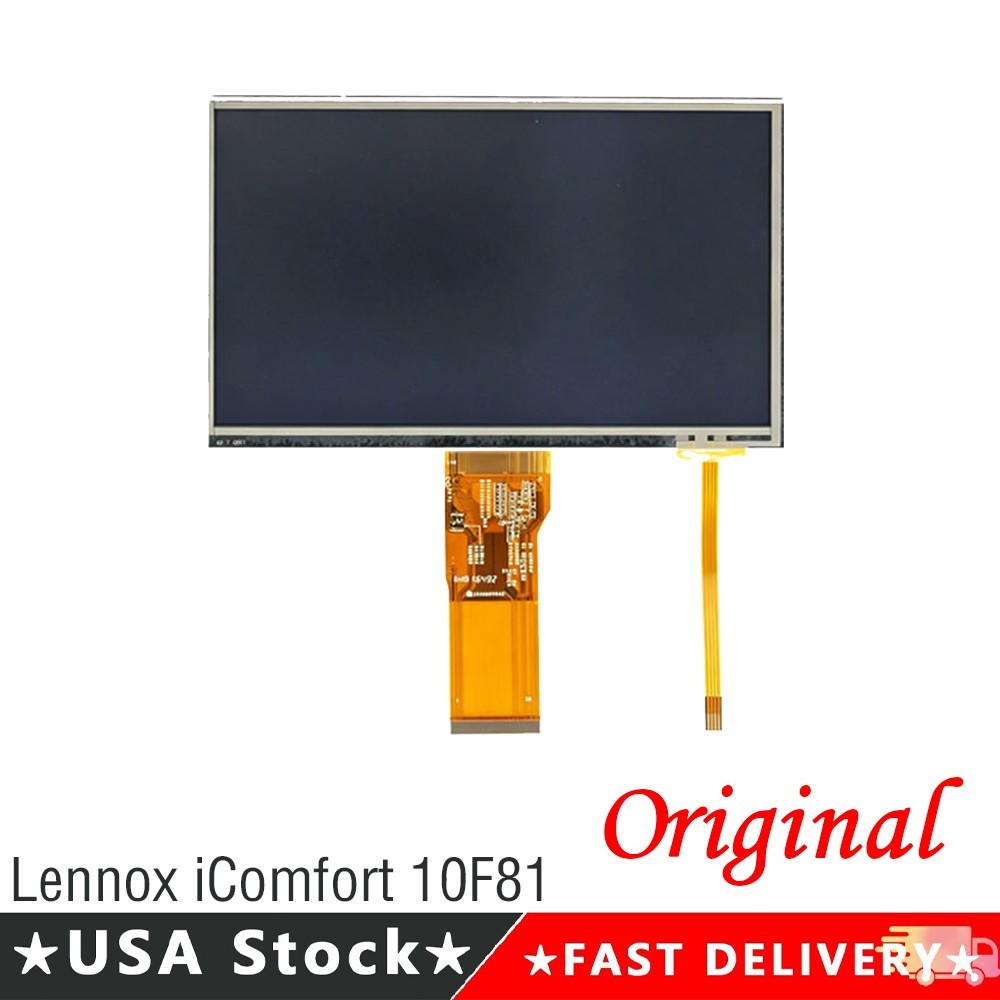 OEM LCD Display Touch Screen Digitizer Assembly For Lennox iComfort 10F81 USA