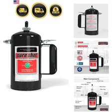 A1000B 32 oz Refillable Pressurized Steel Sprayer Can, Black picture
