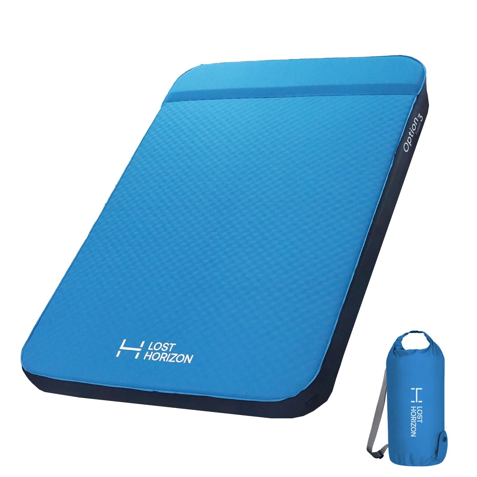 Lost Horizon Self-Inflating Foam Camping Mattress, Full, 3\