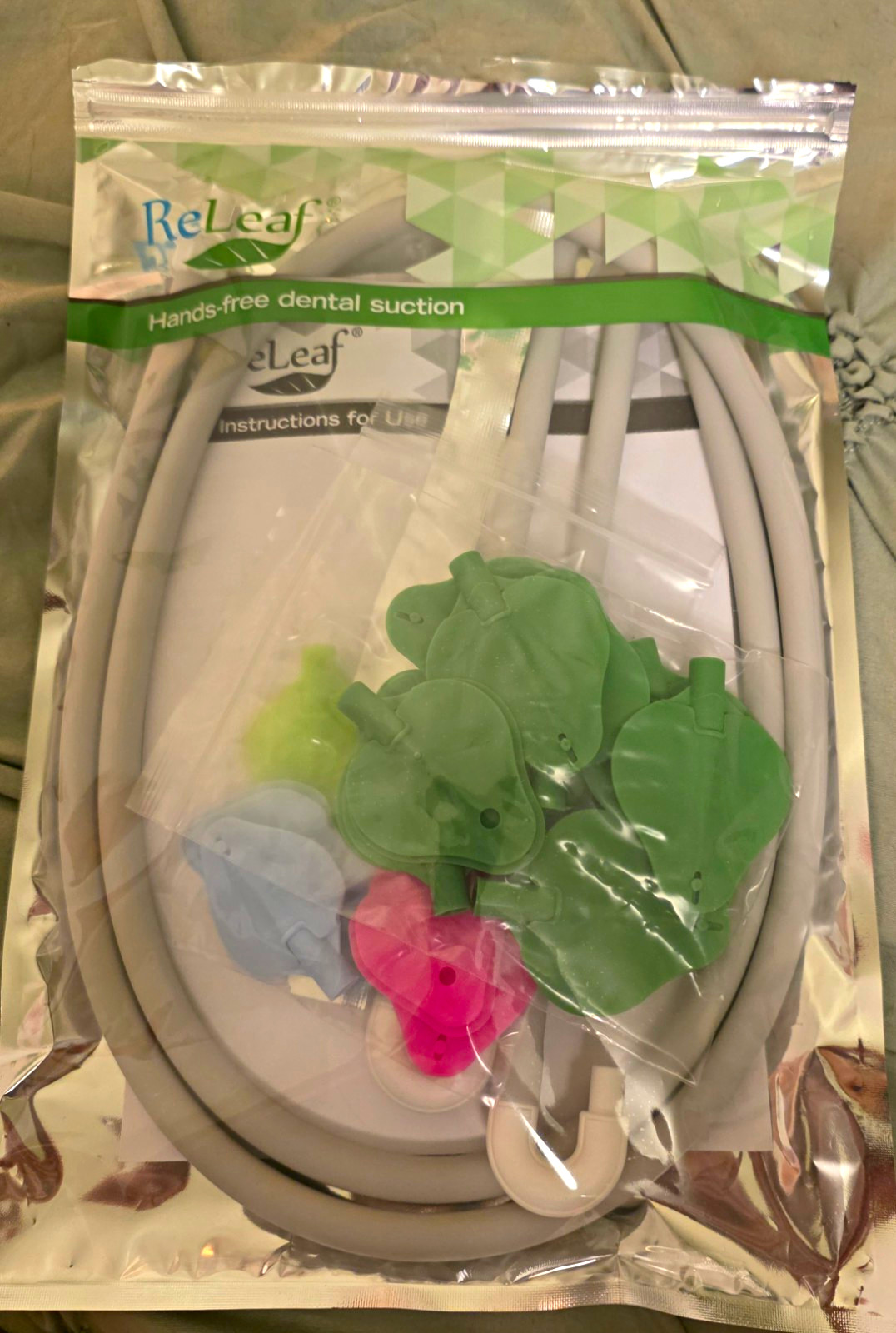 ReLeaf Basic Kit Hands-Free Dental Suction Saliva Ejector Kit RLF10032