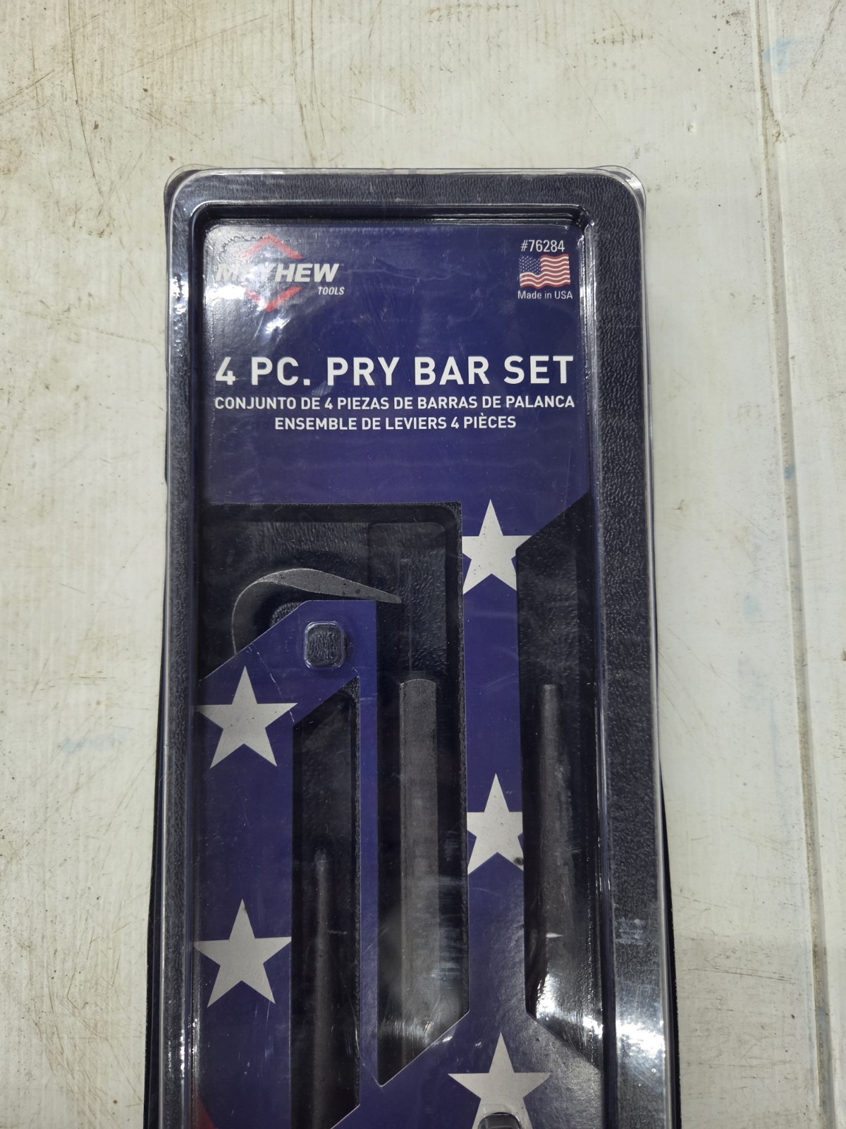 MAYHEW STEEL PRODUCTS 76284  4PC. PRY BAR SET NOB