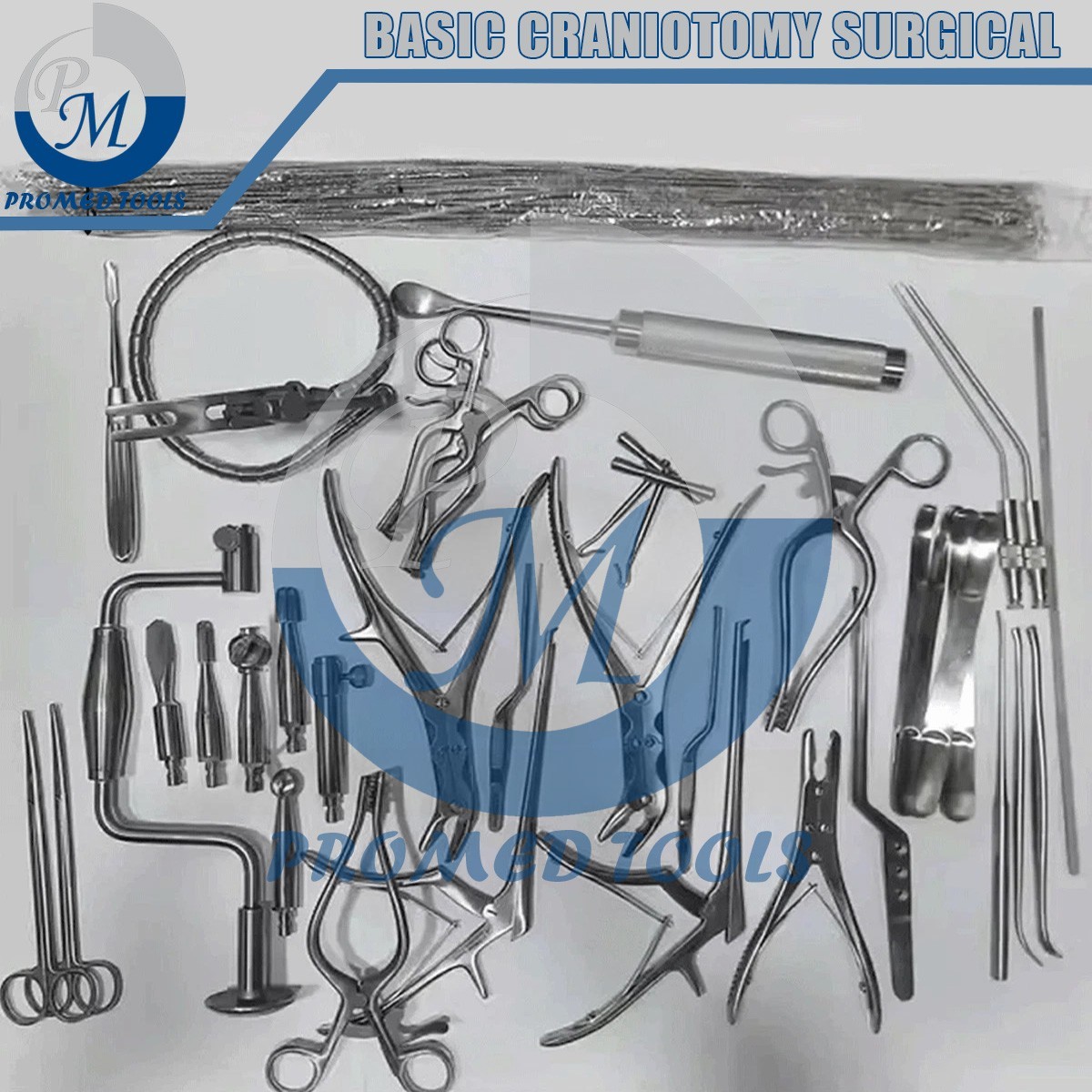 Basic Craniotomy Surgical Neuro and Spinal Orthopedic Instruments Set