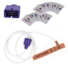 10Pcs 9Pin Disposable Neonate/Adult Oximax SpO2 Sensor Compatible for Nellcor，US picture