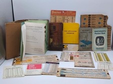 Vintage Machinist Handbook Guide Chart Lot Machinery's Handbook Starrett Morse picture