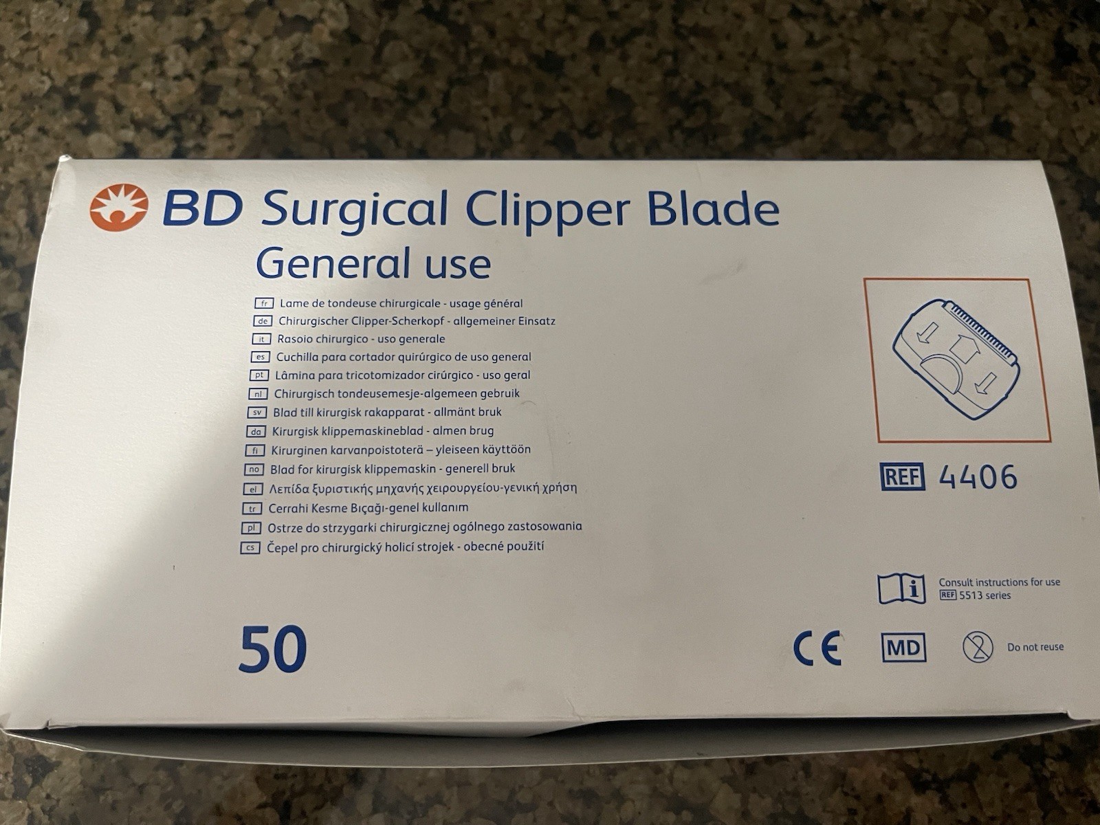 For Sale BD 4406 Surgical Clipper Blade (BOX/50) For Sale BD 4406 Surgical Clipper Blade (BOX/50)