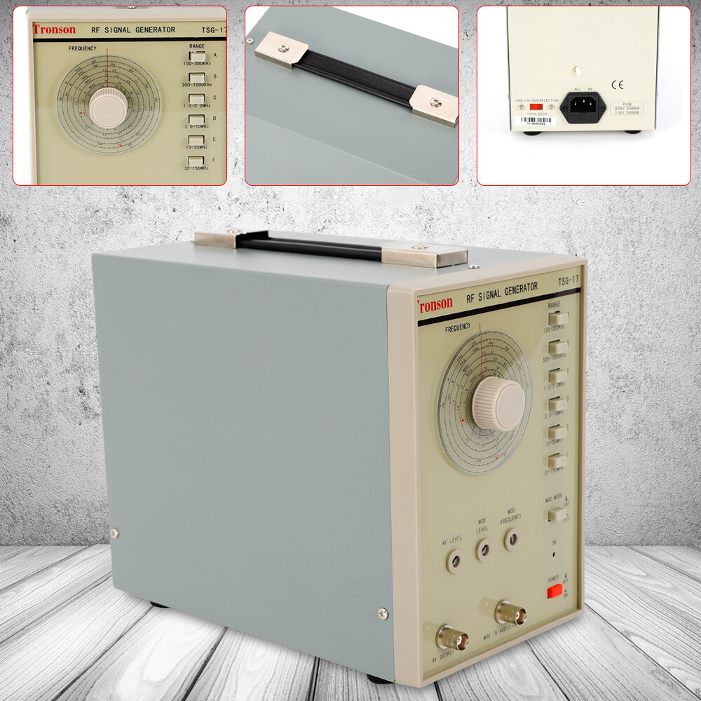 Rf Video Output TSG-17 RF Signal Generator 100kHz-150MHZ RF/AM Radio Frequency ...