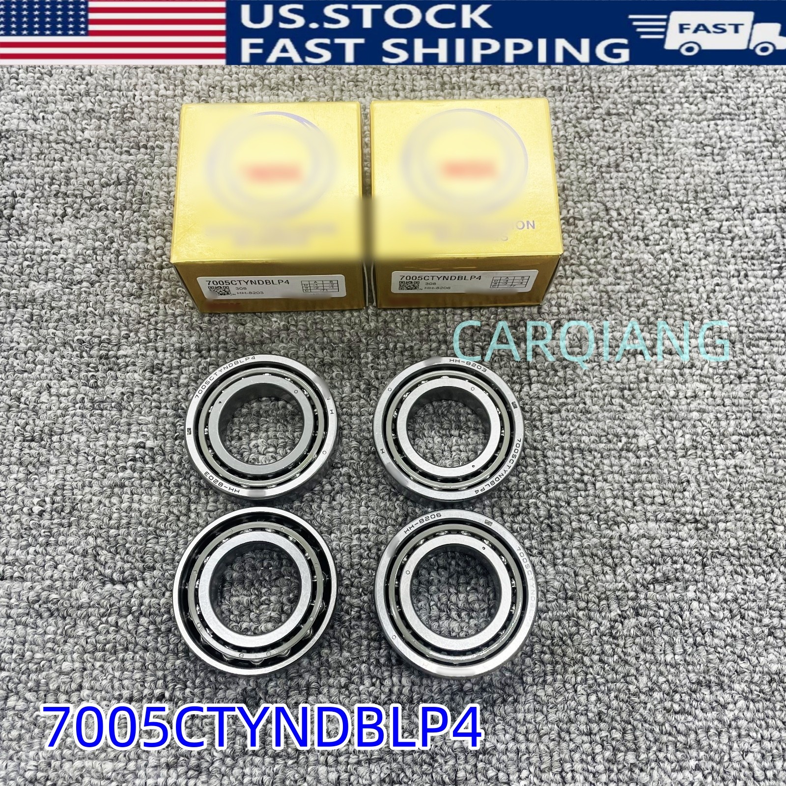 7005CTYNDBLP4 Super Precision Spindle Bearings 2 sets Abec-7 4pcs For USA