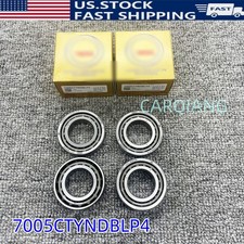 7005CTYNDBLP4 Super Precision Spindle Bearings 2 sets Abec-7 4pcs For USA picture