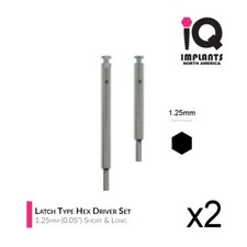 IQ USA Hex Driver Latch Type for Low Speed, 1.25mm (0.05