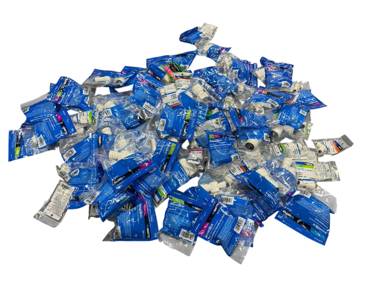 Watts AquaLock Adapter Push-to-Connect *LOT OF 100+ PACKS *NEW SEALED *FREE SHIP