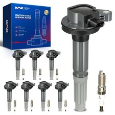 8Pcs Ignition Coils & Iridium Spark Plugs for Ford F-150, Mustang V8 UF824 picture