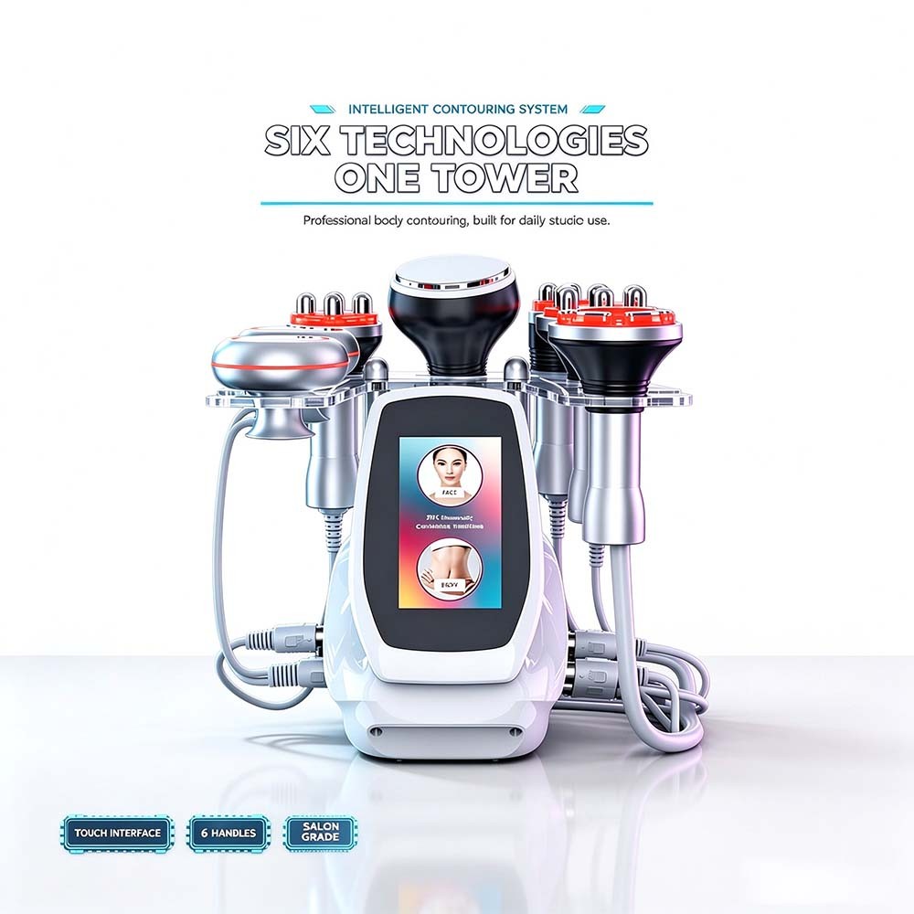 6 In 1 Beauty Machine for Body Sculpting Facial Skin Care Beauty Device For home