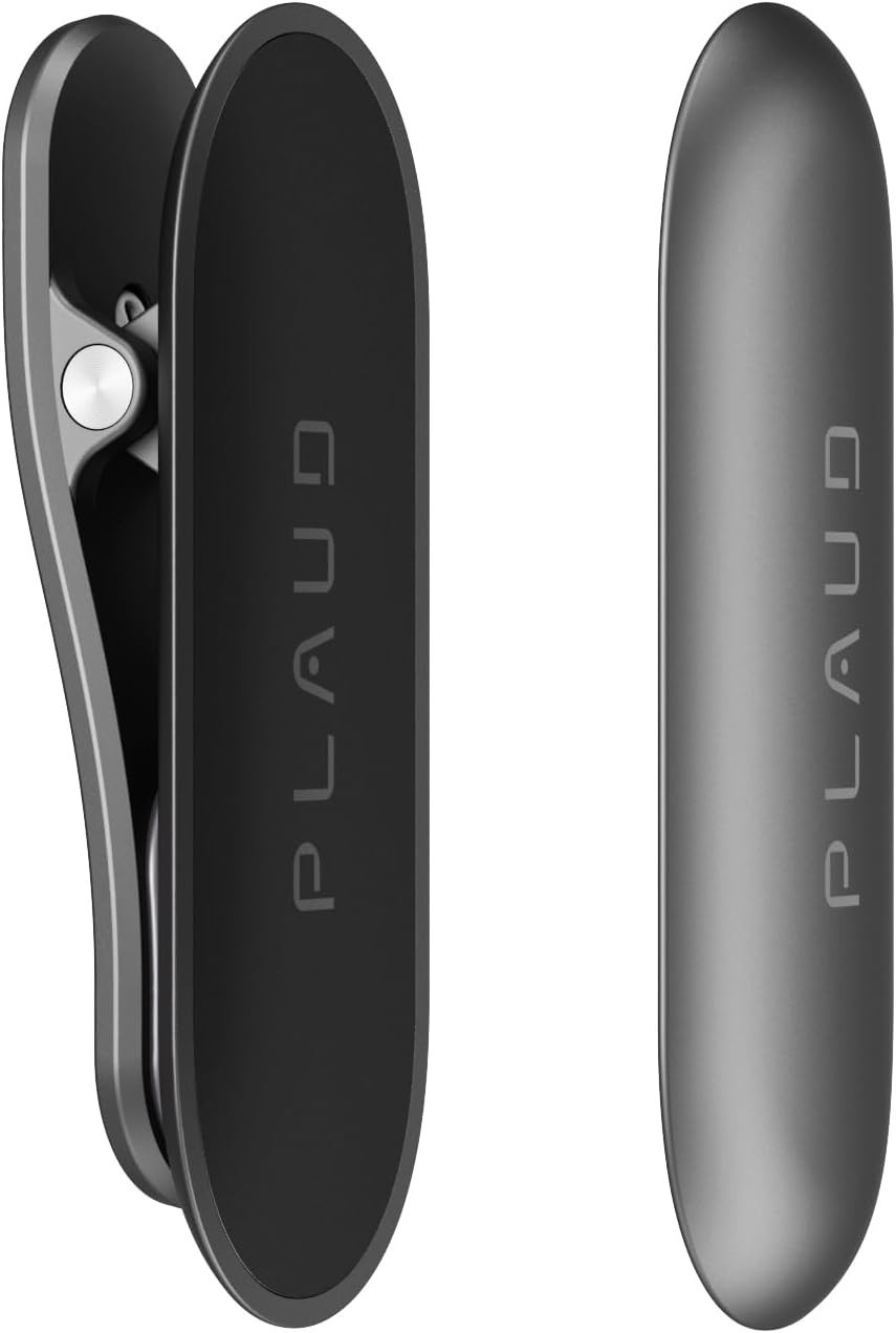 PLAUD NotePin AI Voice Recorder Magnetic Clip & Pin Set, Gray Accessory Kit PLAUD NotePin AI Voice Recorder Magnetic Clip & Pin Set, Gray Accessory Kit