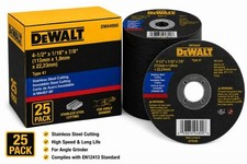 Pack 25 New Sealed Box DeWalt DW44800 Flap Discs Grit Wheels 4-1/2