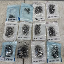 Molar Bands.   Dental, Stainless, Various Sizes 300+ Count picture