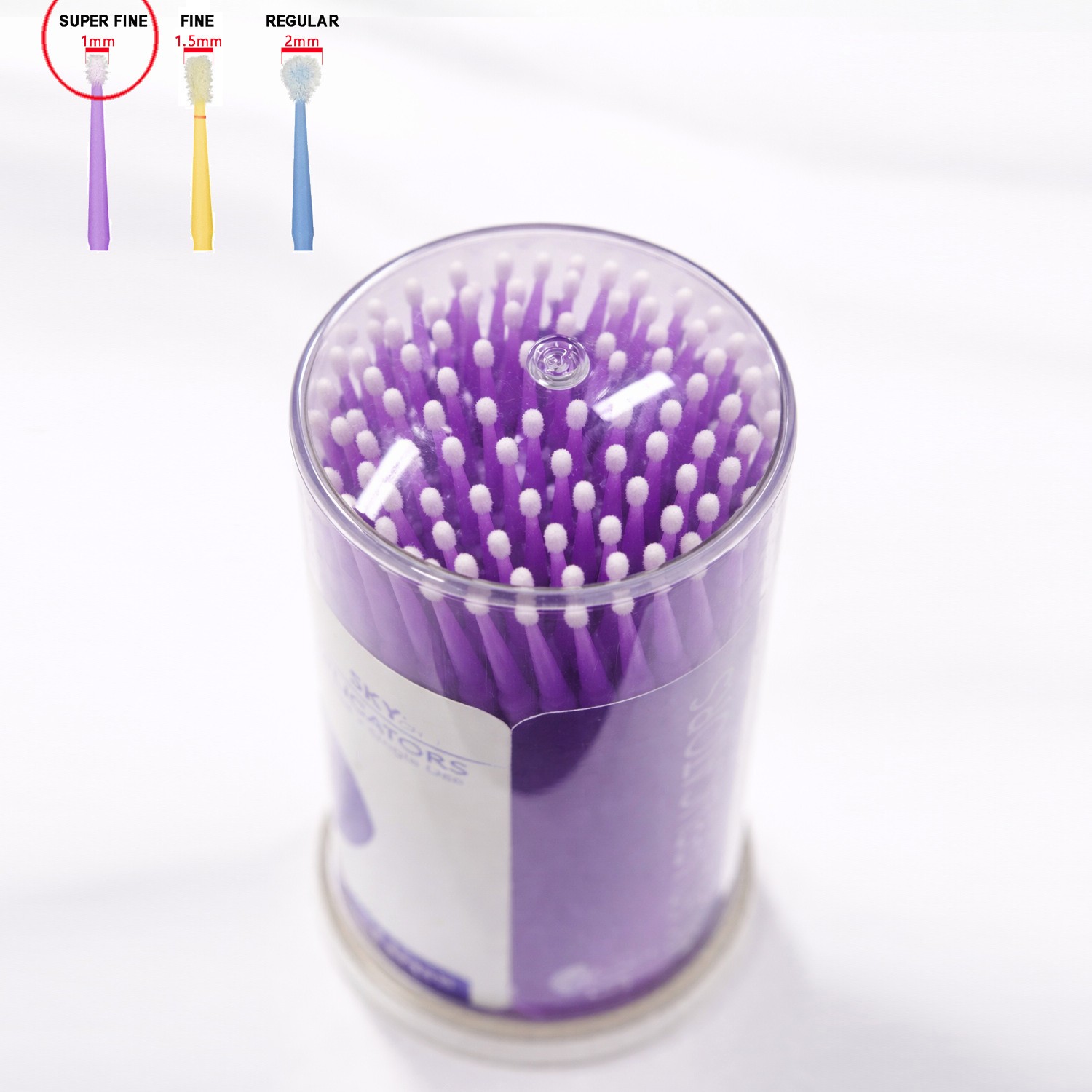 400x Microbrush Applicator Tips Dental Micro Brush Regular / Fine / Super Fine
