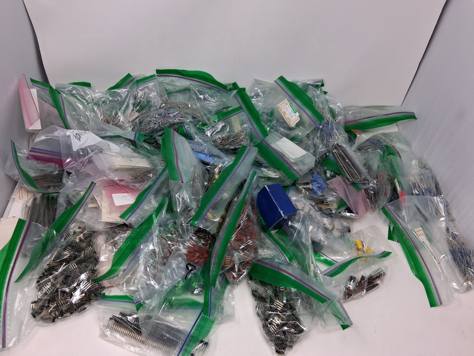 Large Mixed Electronic Components Parts Lot Transistors Capacitors PCB 9Lb+