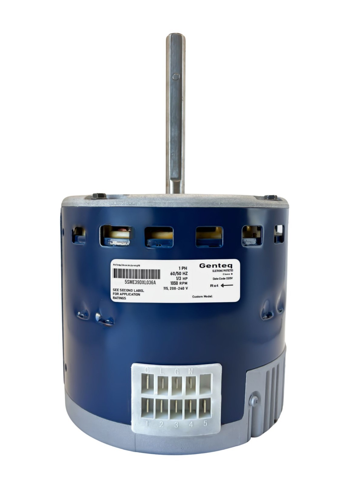Genteq Motor X13 1/3 HP 5SME39DXL036A Genteq Motor X13 1/3 HP 5SME39DXL036A