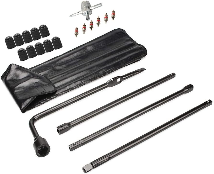 Spare Tire Tool Kit Jack Handle Lug Wrench Chevy Silverado Tahoe GMC Sierra