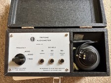 Eckstein Brothers Vintage  Tritone Audiometer Model 45 With Earpiece Complete picture