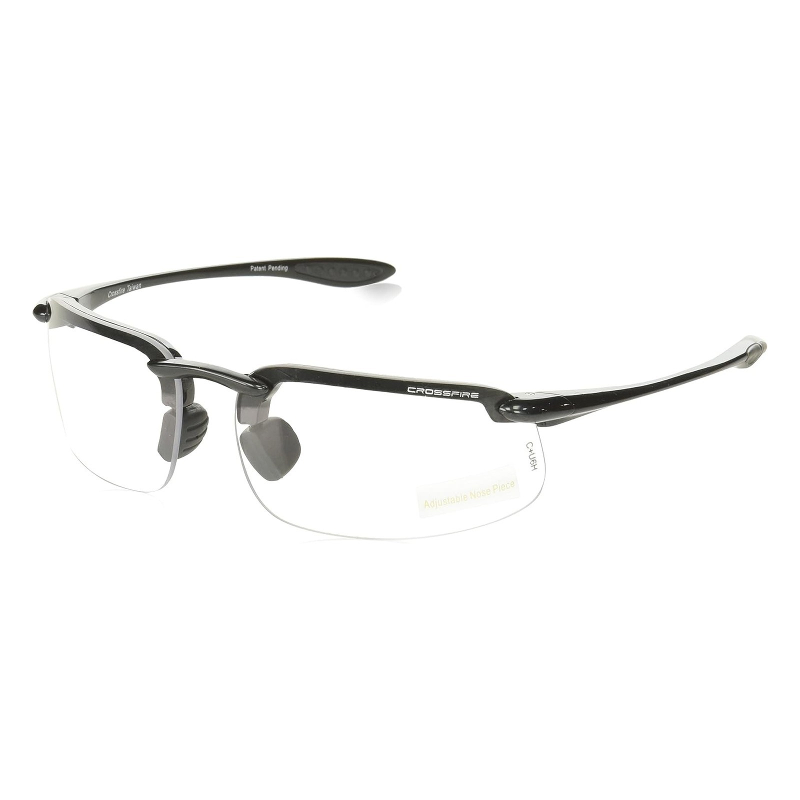 Radians ES4 Magnifier Safety Eyewear - Pearl Gray Frame - Clear Lens - 1.5