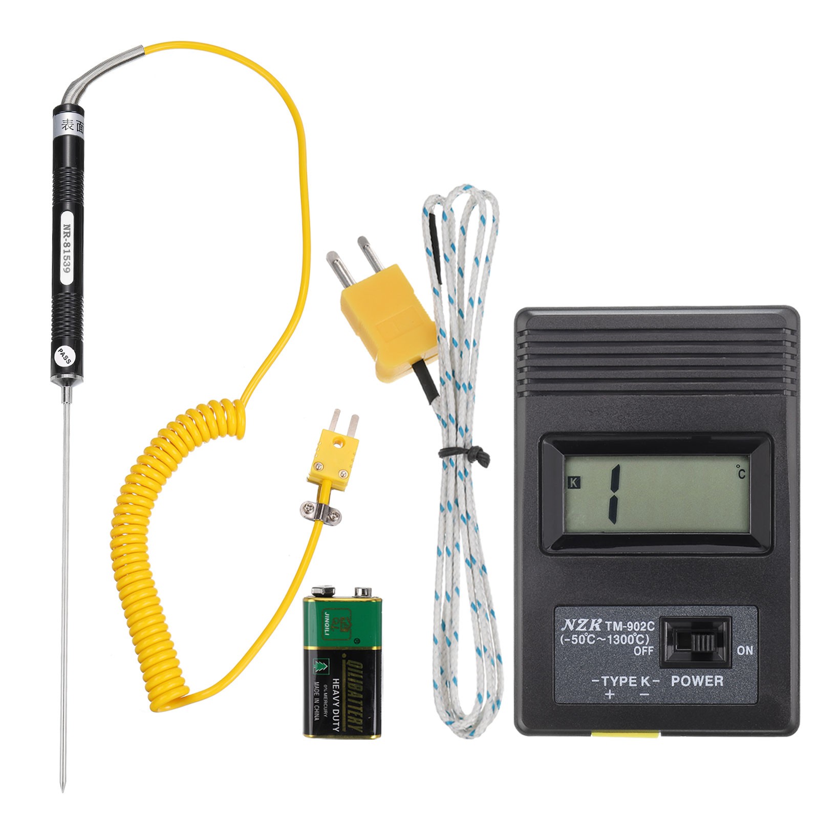 Digital Thermocouple Thermometer K Type Temperature Meter (-50 to 1300 °C)
