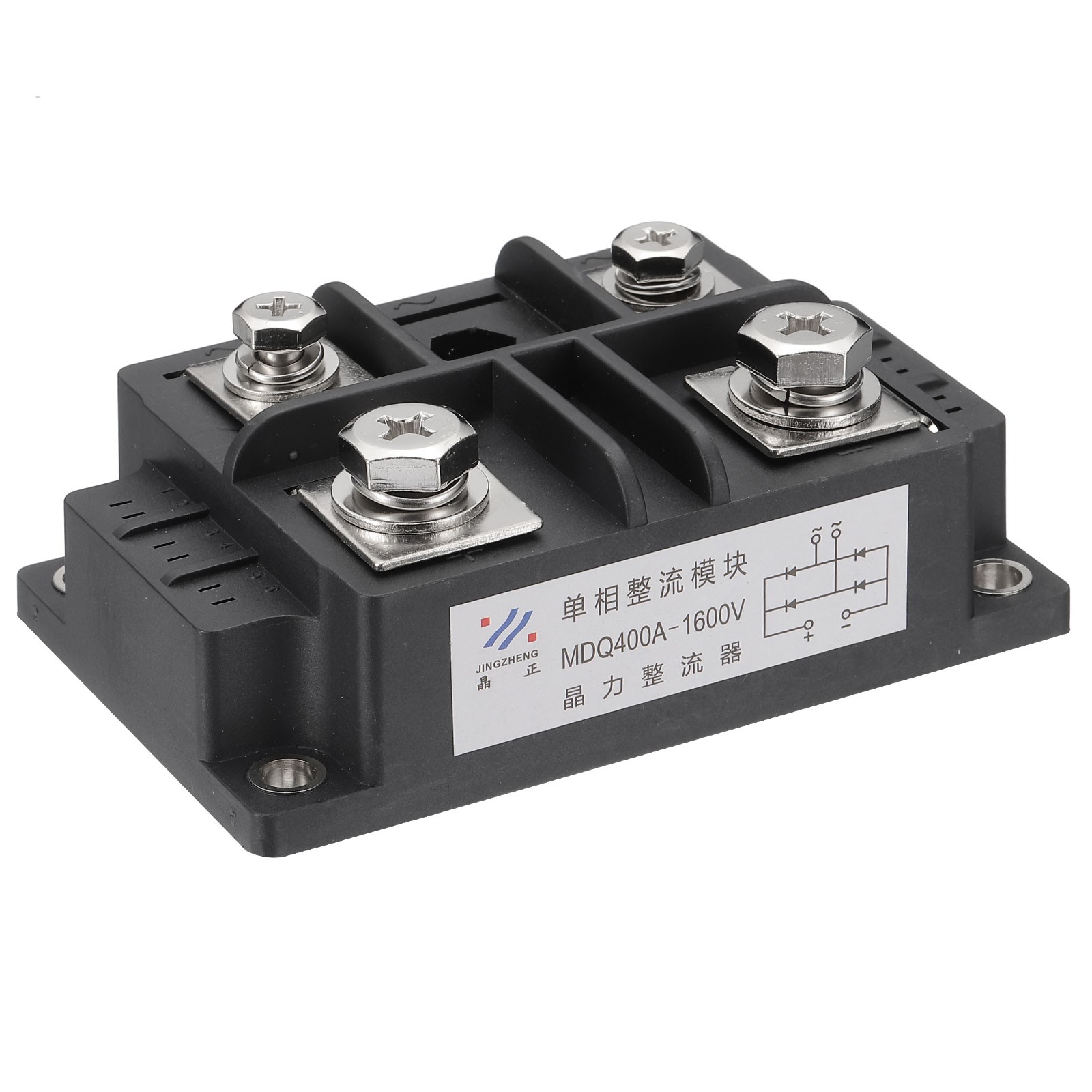 MDQ400A Rectifier Diode, 1 Pcs Bridge Rectifier 400A 1600V Diodes, Black