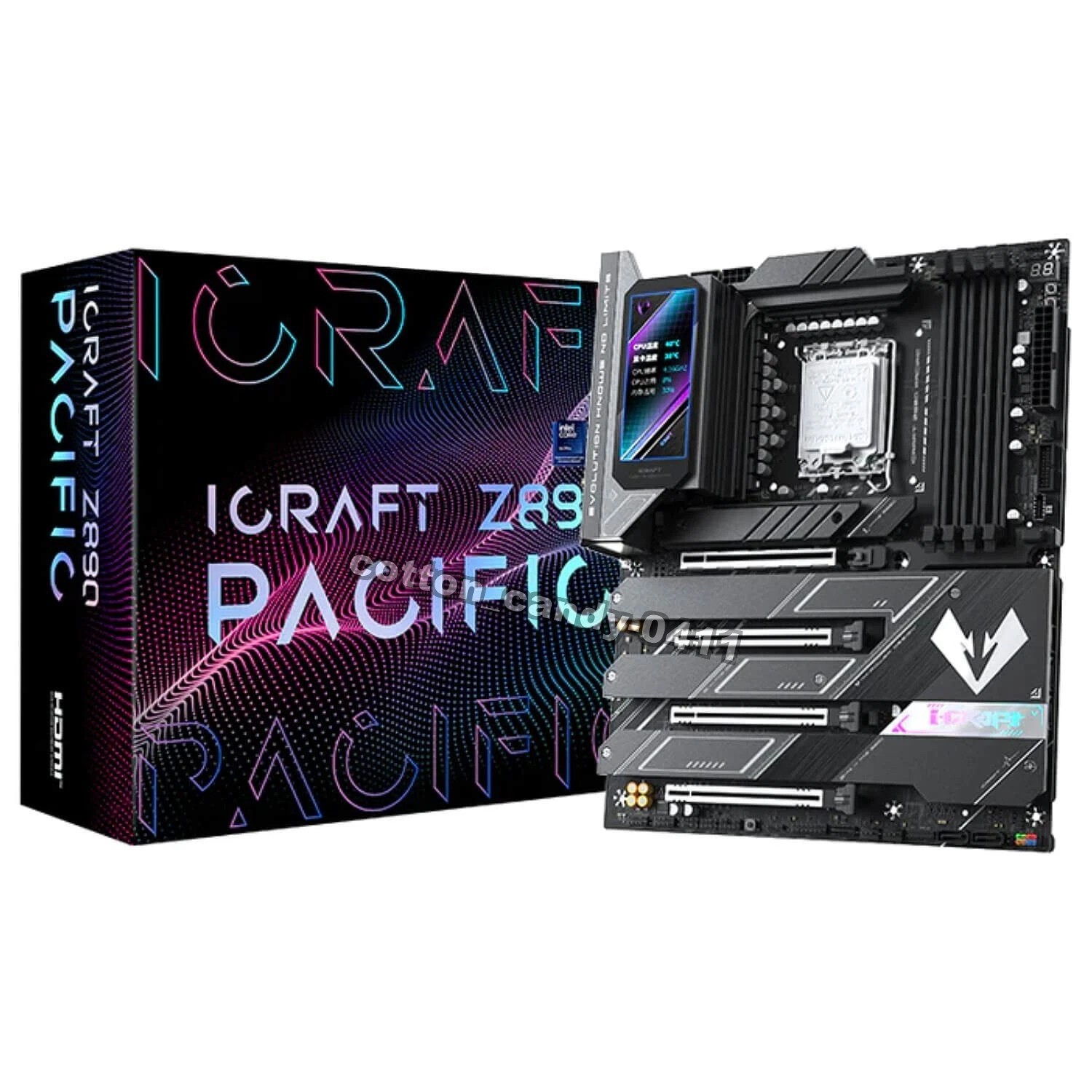 NEW MAXSUN MS-iCraft Z890 Pacific WiFi7 DDR5 LGA1851 ATX Gaming Motherboard