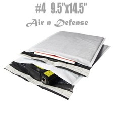 400 #4 9.5x14.5 Poly Bubble Padded Envelopes Mailers Shipping Bags AirnDefense picture