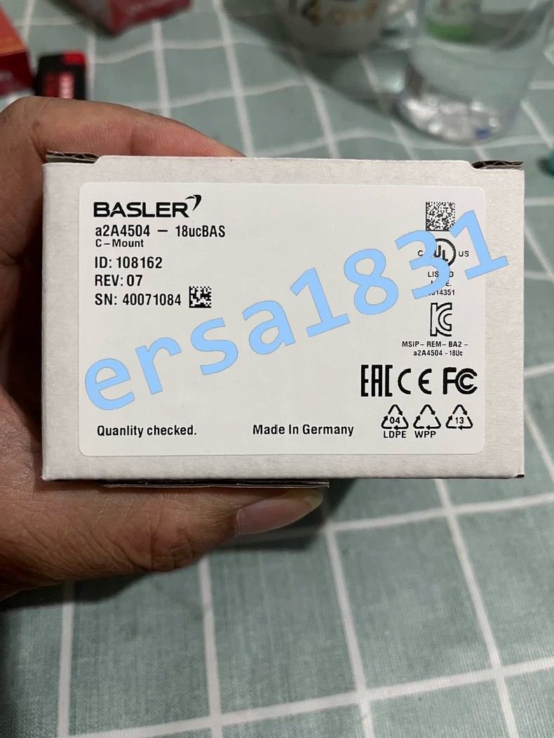 New BASLER a2A4504-18ucBAS Industrial camera